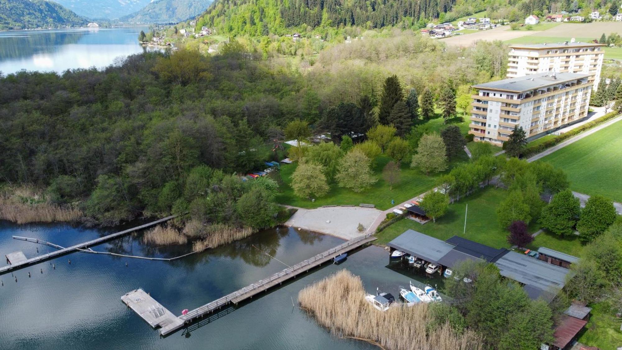 Ct-Gold Penthouse Bodensdorf Amatera Privater Seezugang Hallenbad, Skiarena Gerlitzen Luaran gambar