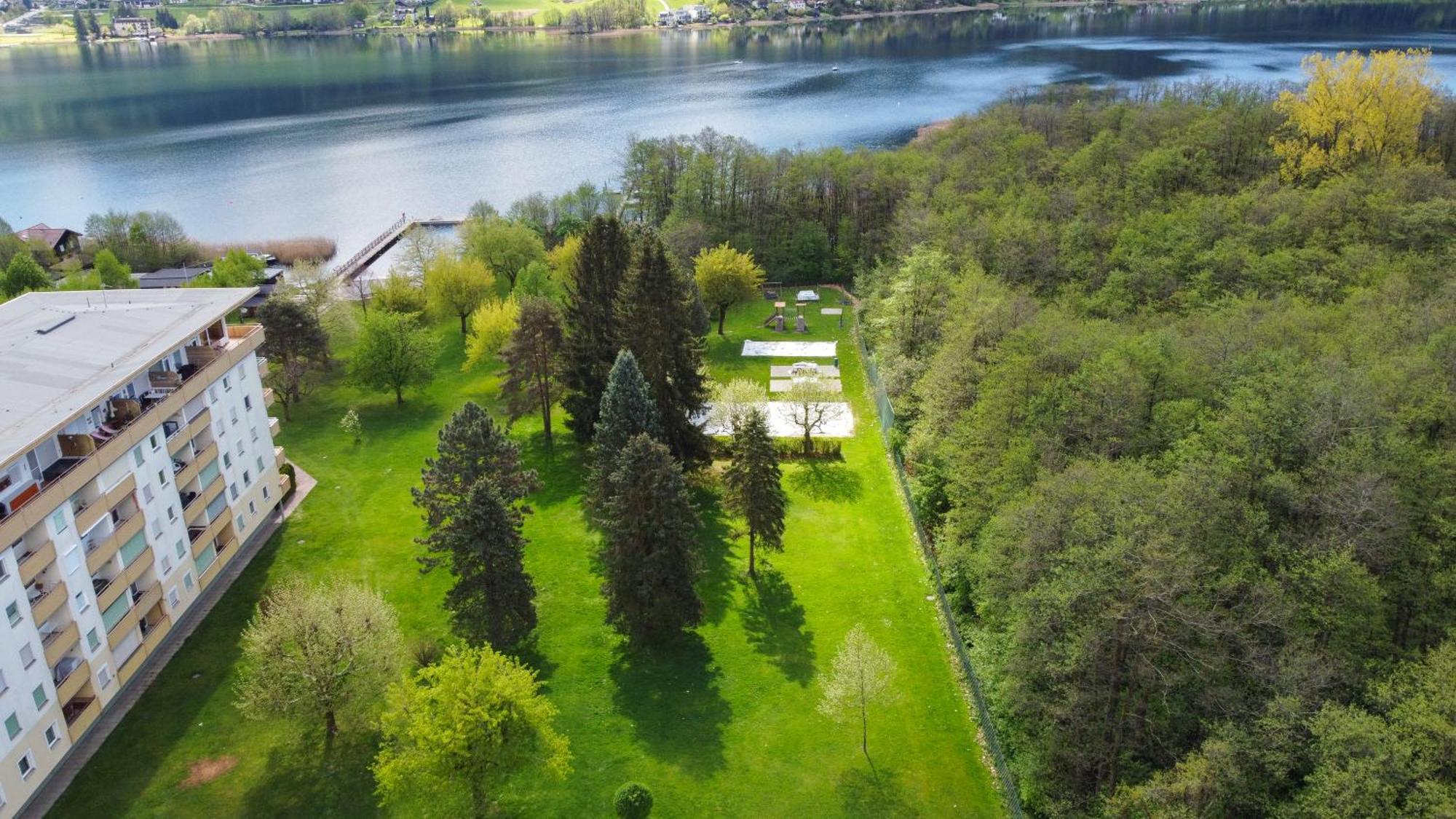 Ct-Gold Penthouse Bodensdorf Amatera Privater Seezugang Hallenbad, Skiarena Gerlitzen Luaran gambar